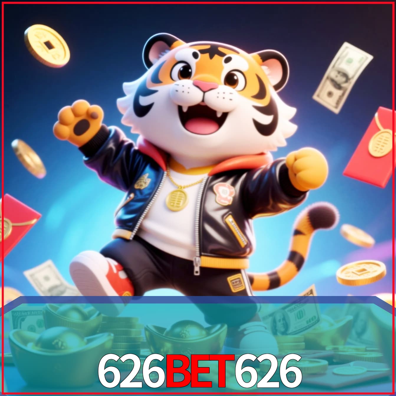 Slot machine 3D icon with number 7 and 1